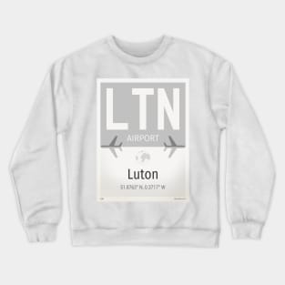 LTN Luton airport Crewneck Sweatshirt